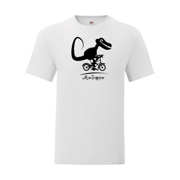T shirt Homme  - Fruit of the loom (Iconic T 150 gr/m2 - coupe Fit) - vélociraptor