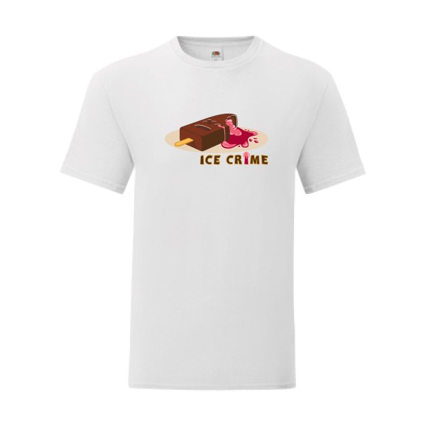T shirt Homme  - Fruit of the loom (Iconic T 150 gr/m2 - coupe Fit) - Ice crime 2