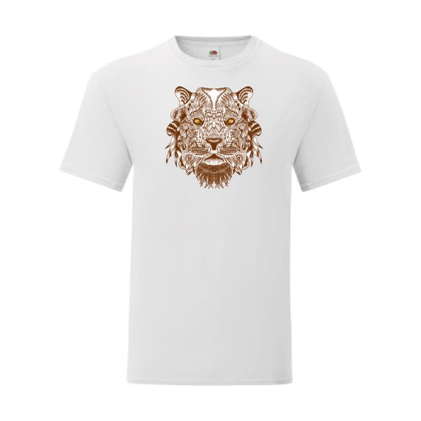 T shirt Homme  - Fruit of the loom (Iconic T 150 gr/m2 - coupe Fit) - Tiger