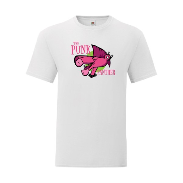 T shirt Homme  - Fruit of the loom (Iconic T 150 gr/m2 - coupe Fit) - The Punk Panther