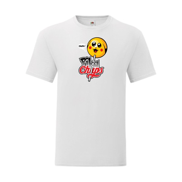 T shirt Homme  - Fruit of the loom (Iconic T 150 gr/m2 - coupe Fit) - Pikachups