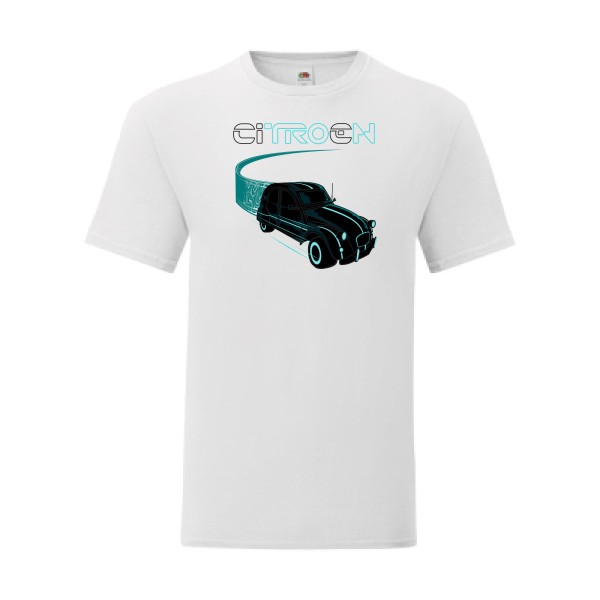 T shirt Homme  - Fruit of the loom (Iconic T 150 gr/m2 - coupe Fit) - Tron