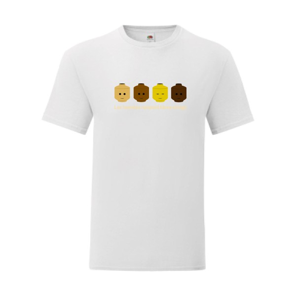 T shirt Homme  - Fruit of the loom (Iconic T 150 gr/m2 - coupe Fit) - libre et légo