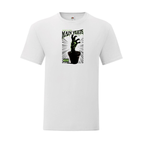 T shirt Homme  - Fruit of the loom (Iconic T 150 gr/m2 - coupe Fit) - Main verte
