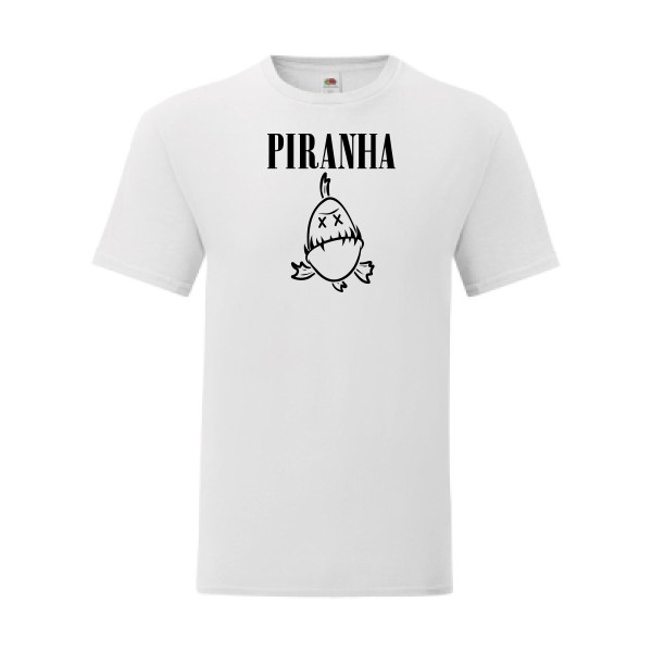 T shirt Homme  - Fruit of the loom (Iconic T 150 gr/m2 - coupe Fit) - Piranha