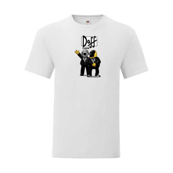 T shirt Homme  - Fruit of the loom (Iconic T 150 gr/m2 - coupe Fit) - Daff Punk