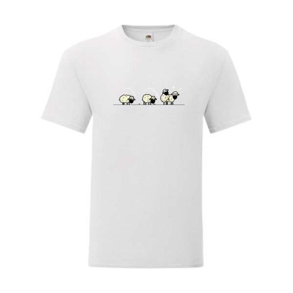T shirt Homme  - Fruit of the loom (Iconic T 150 gr/m2 - coupe Fit) - Saute mouton