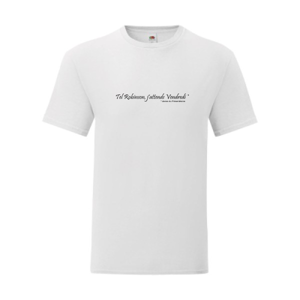 T shirt Homme  - Fruit of the loom (Iconic T 150 gr/m2 - coupe Fit) - Yes, Vendredi !