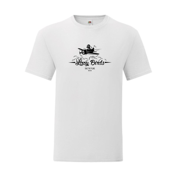 T shirt Homme  - Fruit of the loom (Iconic T 150 gr/m2 - coupe Fit) - Lazy Birds
