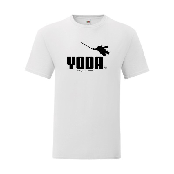 T shirt Homme  - Fruit of the loom (Iconic T 150 gr/m2 - coupe Fit) - Yoda