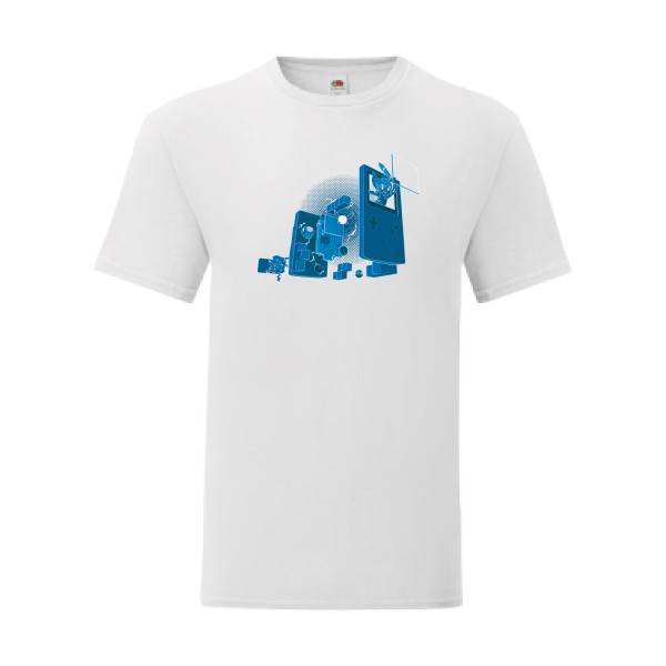 T shirt Homme  - Fruit of the loom (Iconic T 150 gr/m2 - coupe Fit) - Old school Gamer