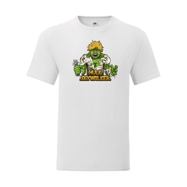 T shirt Homme  - Fruit of the loom (Iconic T 150 gr/m2 - coupe Fit) - Hulk Sky Walker