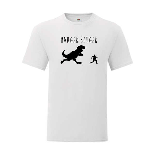 T shirt Homme  - Fruit of the loom (Iconic T 150 gr/m2 - coupe Fit) - MANGER BOUGER
