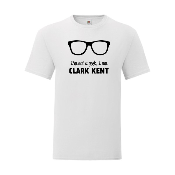 T shirt Homme  - Fruit of the loom (Iconic T 150 gr/m2 - coupe Fit) - I am Clark Kent