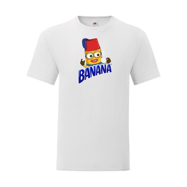 T shirt Homme  - Fruit of the loom (Iconic T 150 gr/m2 - coupe Fit) - Banana