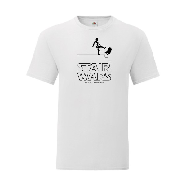 T shirt Homme  - Fruit of the loom (Iconic T 150 gr/m2 - coupe Fit) - STAIR WARS