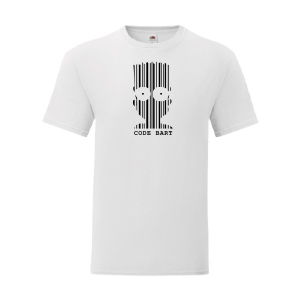 T shirt Homme  - Fruit of the loom (Iconic T 150 gr/m2 - coupe Fit) - Code Bart