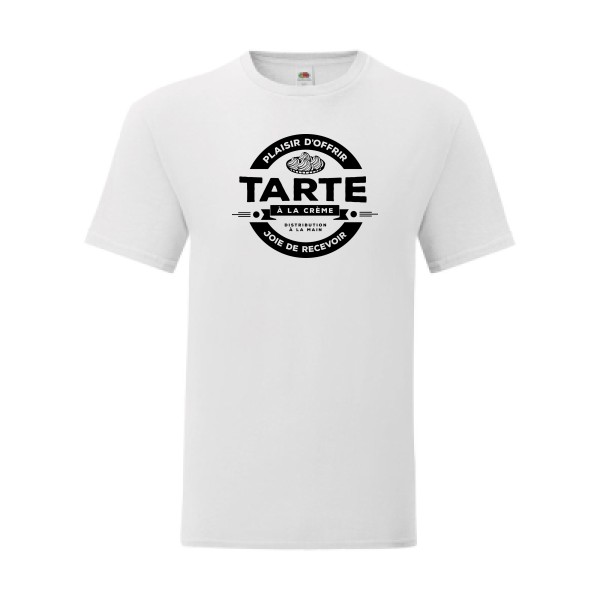 T shirt Homme  - Fruit of the loom (Iconic T 150 gr/m2 - coupe Fit) - tarte à la crème
