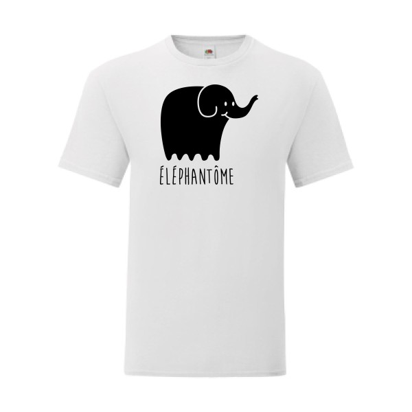 T shirt Homme  - Fruit of the loom (Iconic T 150 gr/m2 - coupe Fit) - Eléphantôme