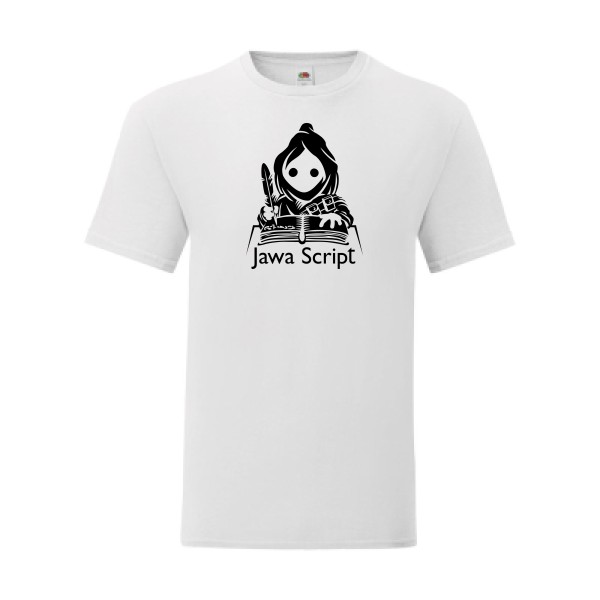 T shirt Homme  - Fruit of the loom (Iconic T 150 gr/m2 - coupe Fit) - Jawa script