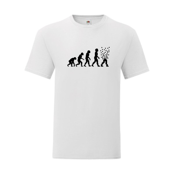 T shirt Homme  - Fruit of the loom (Iconic T 150 gr/m2 - coupe Fit) - Evolution numerique