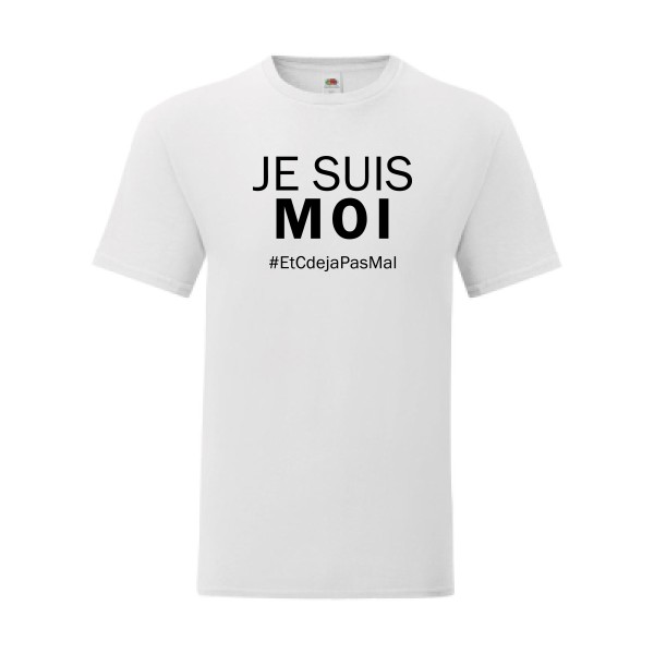 T shirt Homme  - Fruit of the loom (Iconic T 150 gr/m2 - coupe Fit) - Je suis moi
