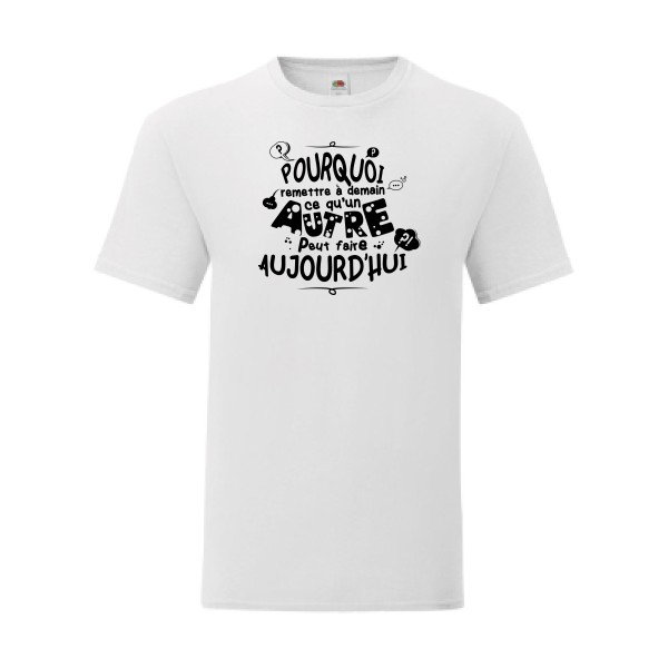 T shirt Homme  - Fruit of the loom (Iconic T 150 gr/m2 - coupe Fit) - L'art de déléguer