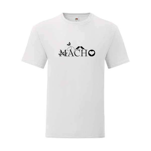 T shirt Homme  - Fruit of the loom (Iconic T 150 gr/m2 - coupe Fit) - macho