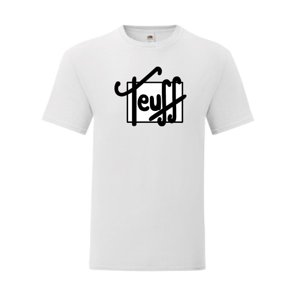 T shirt Homme  - Fruit of the loom (Iconic T 150 gr/m2 - coupe Fit) - Teuf