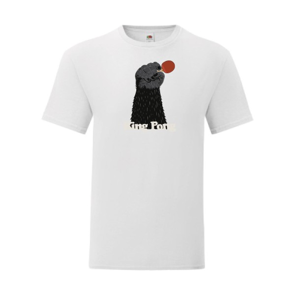 T shirt Homme  - Fruit of the loom (Iconic T 150 gr/m2 - coupe Fit) - King Pong