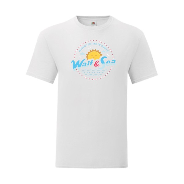 T shirt Homme  - Fruit of the loom (Iconic T 150 gr/m2 - coupe Fit) - Wait & Sea