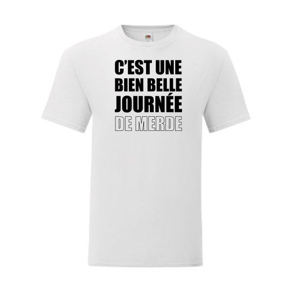 T shirt Homme  - Fruit of the loom (Iconic T 150 gr/m2 - coupe Fit) - Journée de m...
