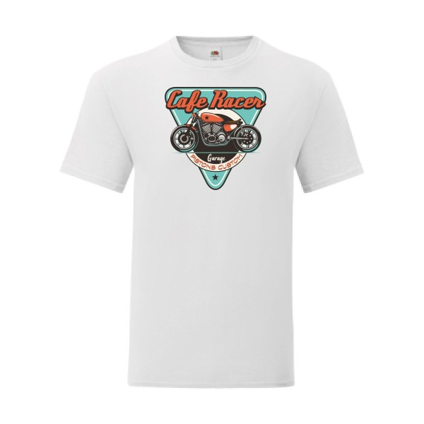 T shirt Homme  - Fruit of the loom (Iconic T 150 gr/m2 - coupe Fit) - CAFE RACER