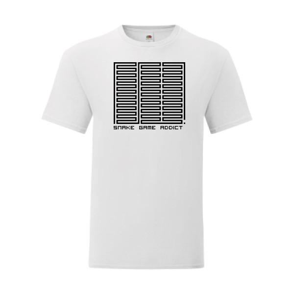 T shirt Homme  - Fruit of the loom (Iconic T 150 gr/m2 - coupe Fit) - Le jeu du serpent