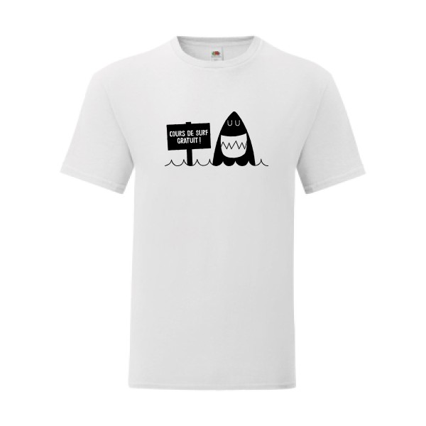 T shirt Homme  - Fruit of the loom (Iconic T 150 gr/m2 - coupe Fit) - Cours de surf