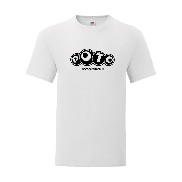 T shirt Homme  - Fruit of the loom (Iconic T 150 gr/m2 - coupe Fit) - Poto