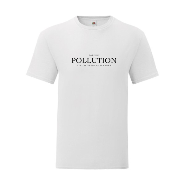 T shirt Homme  - Fruit of the loom (Iconic T 150 gr/m2 - coupe Fit) - Parfum POLLUTION