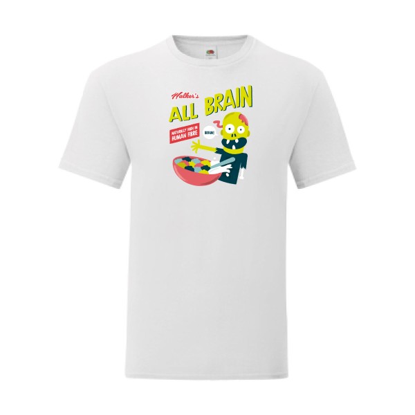 T shirt Homme  - Fruit of the loom (Iconic T 150 gr/m2 - coupe Fit) - All brain