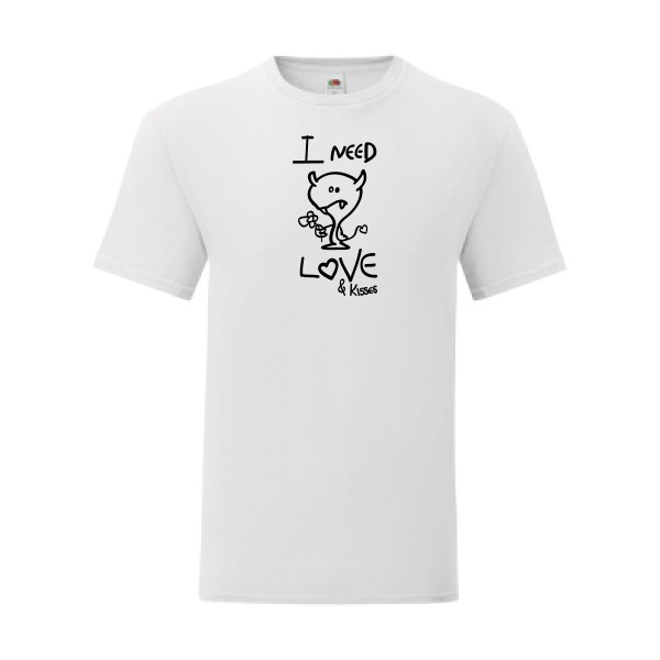 T shirt Homme  - Fruit of the loom (Iconic T 150 gr/m2 - coupe Fit) - LOVER