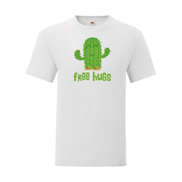 T shirt Homme  - Fruit of the loom (Iconic T 150 gr/m2 - coupe Fit) - FreeHugs