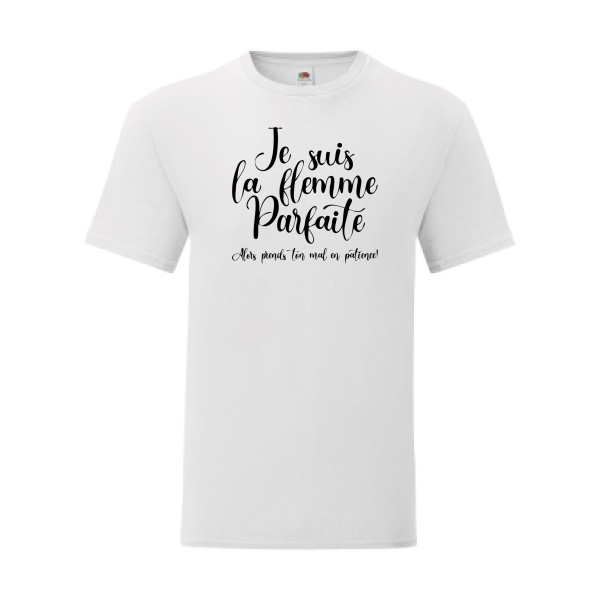 T shirt Homme  - Fruit of the loom (Iconic T 150 gr/m2 - coupe Fit) - La flemme parfaite