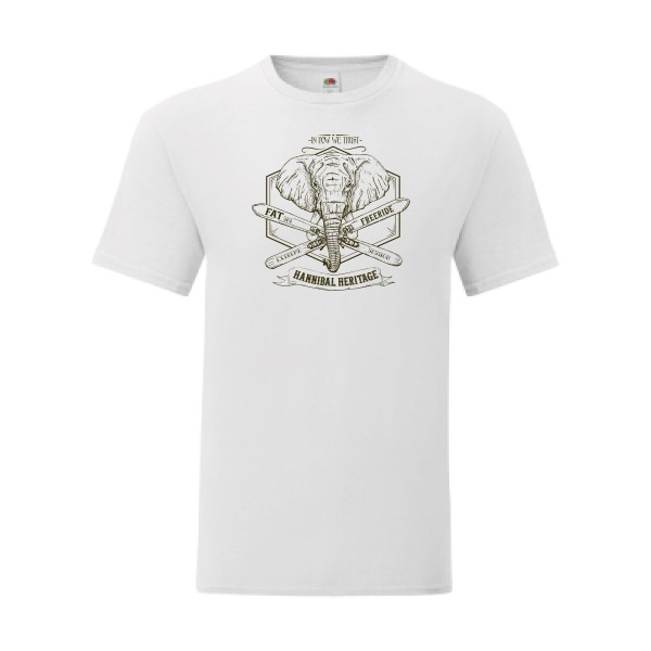 T shirt Homme  - Fruit of the loom (Iconic T 150 gr/m2 - coupe Fit) - Hannibal Heritage