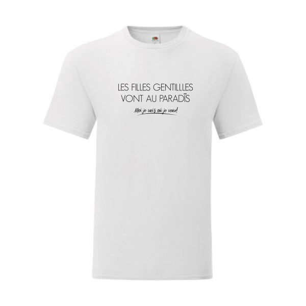 T shirt Homme  - Fruit of the loom (Iconic T 150 gr/m2 - coupe Fit) - les filles 