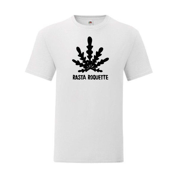 T shirt Homme  - Fruit of the loom (Iconic T 150 gr/m2 - coupe Fit) - Rasta roquette