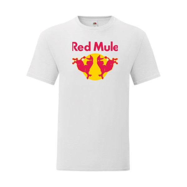 T shirt Homme  - Fruit of the loom (Iconic T 150 gr/m2 - coupe Fit) - Red Mule