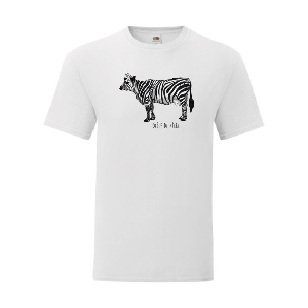 T shirt Homme  - Fruit of the loom (Iconic T 150 gr/m2 - coupe Fit) - drole de zebre