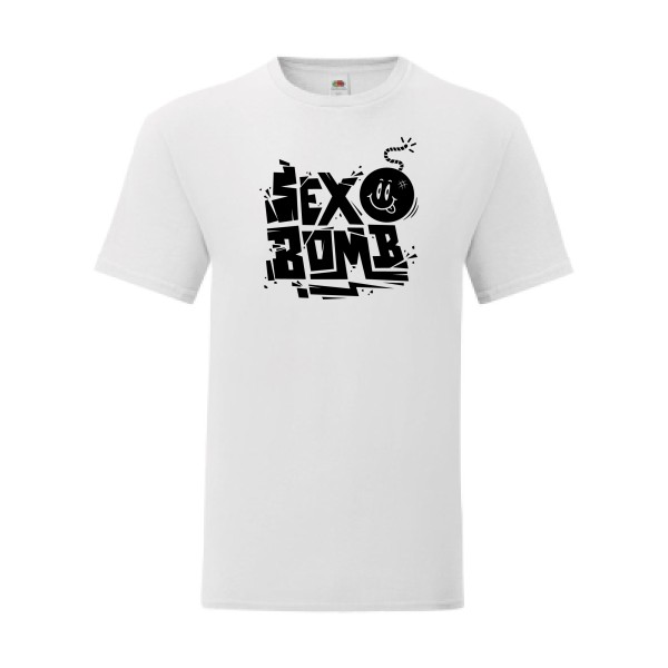 T shirt Homme  - Fruit of the loom (Iconic T 150 gr/m2 - coupe Fit) - Sex bomb
