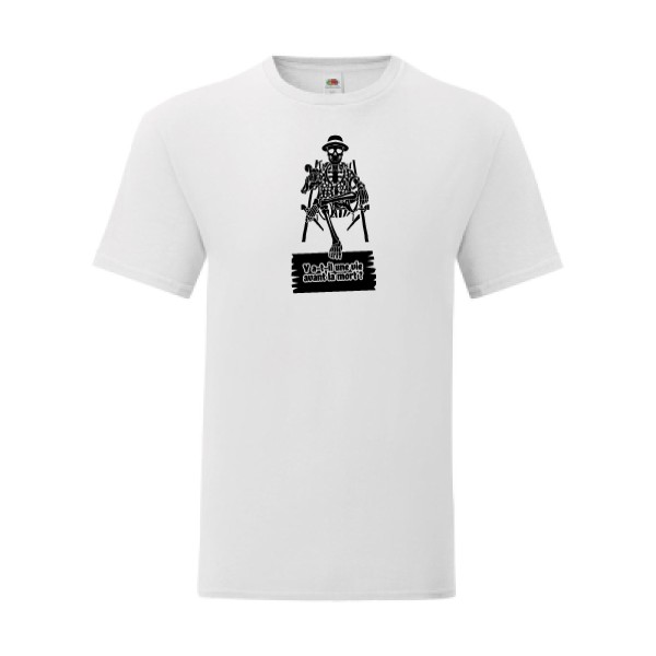 T shirt Homme  - Fruit of the loom (Iconic T 150 gr/m2 - coupe Fit) - Y a-t-il une vie avant la mort ?