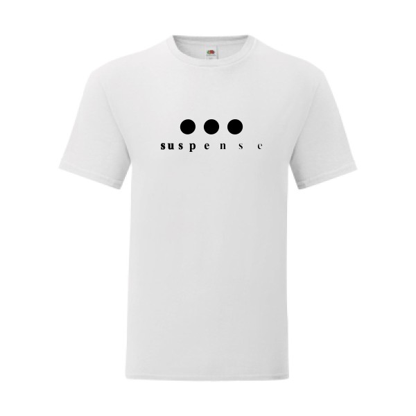 T shirt Homme  - Fruit of the loom (Iconic T 150 gr/m2 - coupe Fit) - Le suspense...