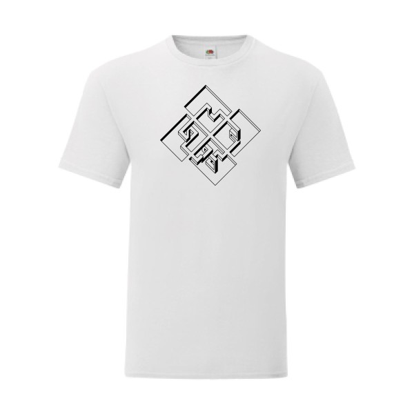 T shirt Homme  - Fruit of the loom (Iconic T 150 gr/m2 - coupe Fit) - Fatal Labyrinth